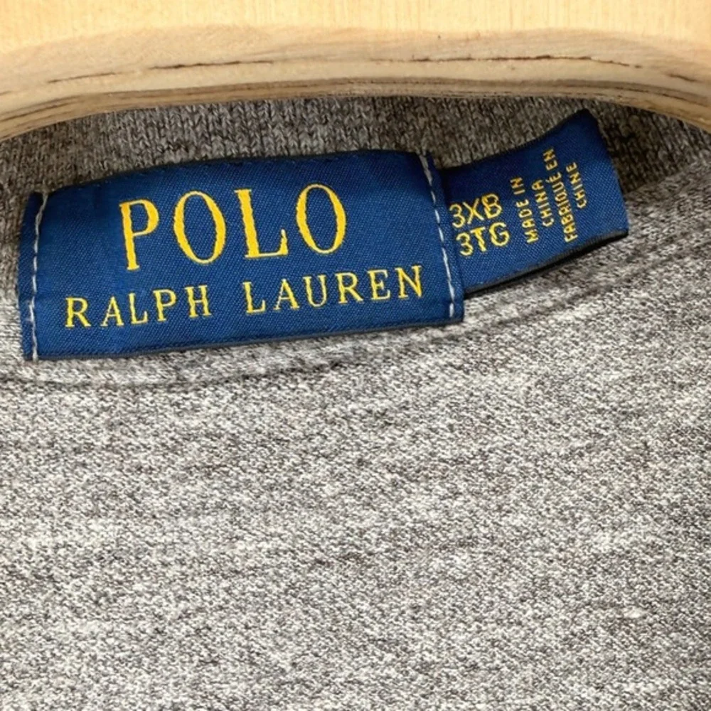 Polo Ralph Lauren Polo Shirt Mens 3XB Pre-Owned Grey Short Sleeve‎ Cotton Pony